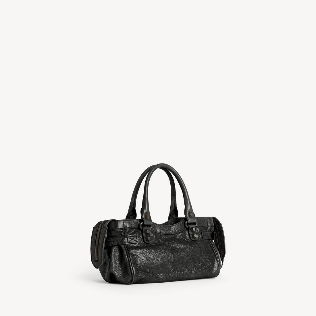Women's Le City Bag East-west Mini in Black | Balenciaga United States EN - Image 3