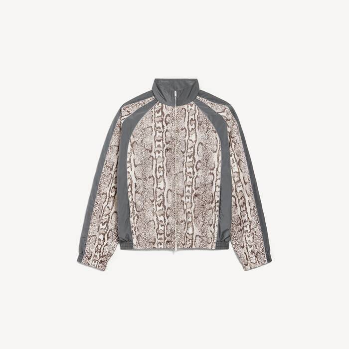 Women's Bodies Tracksuit Jacket in Ivory/brown - Women | Balenciaga Australia EN - Image 2