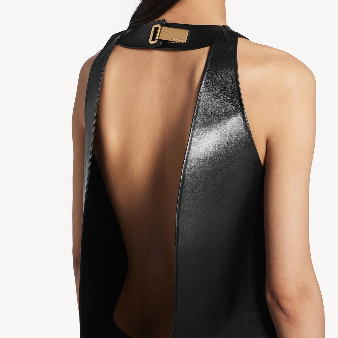 Women's Tulip Top in Black | Balenciaga Cyprus EN - Image 6