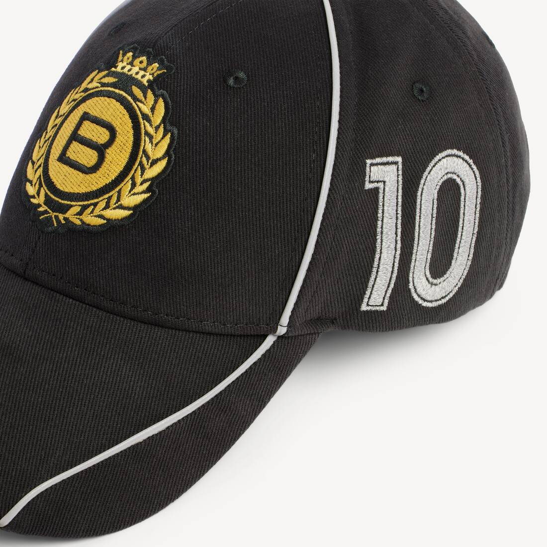 Men's Naval Crest Cap in Black | Balenciaga Zimbabwe EN - Image 3