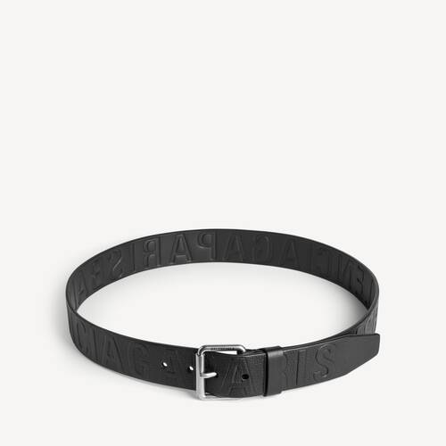 ceinture debossed logo