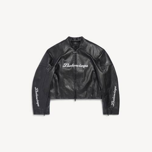 balenciaga i automobili lamborghini biker jacket