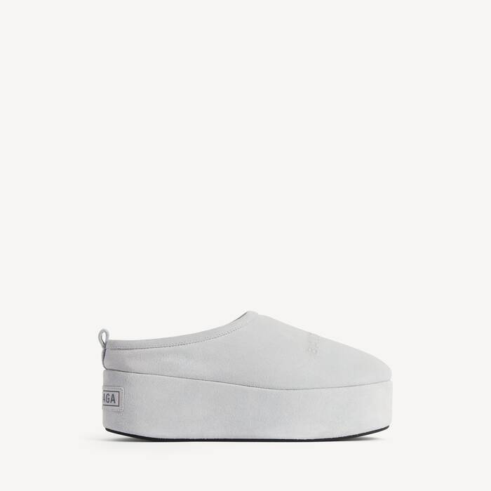Women's Alaska Soft Platform Mule in Ciel - Women | Balenciaga United States EN - Image 1