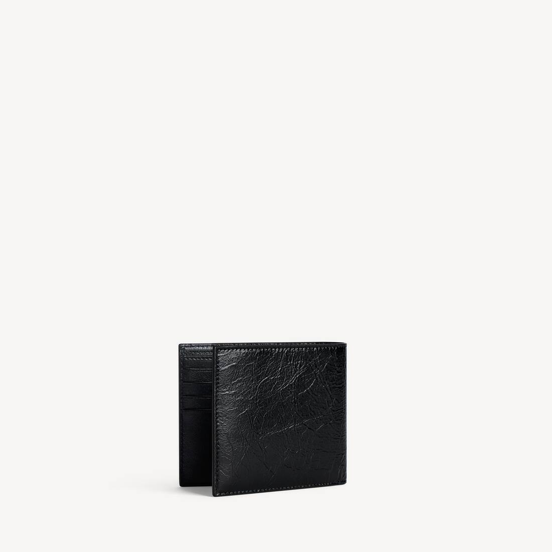 Men's Shopper Square Folded Wallet in Black | Balenciaga Japan EN - Image 2