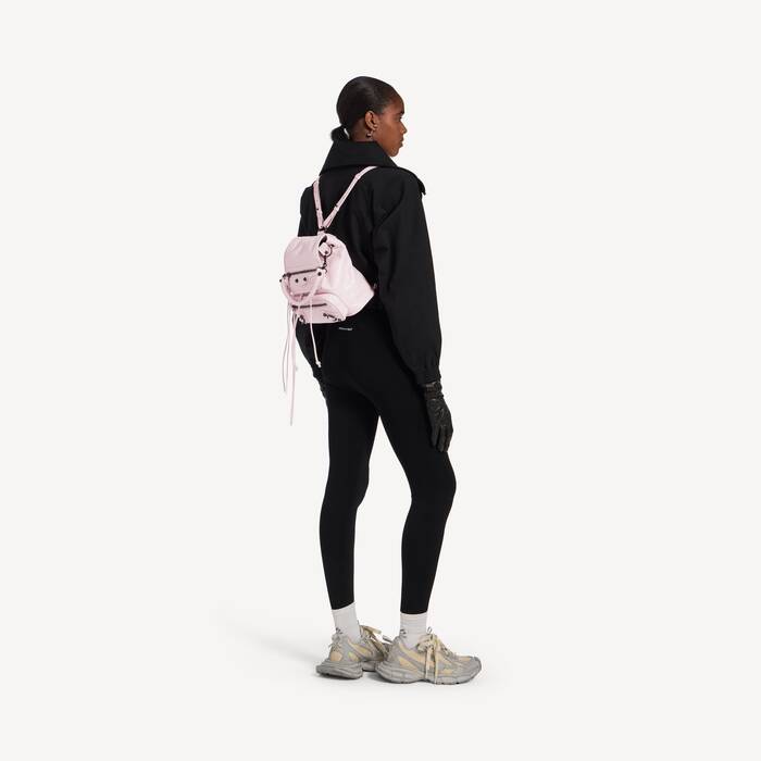 Women's Le City Backpack Mini in Petal Pink - Women | Balenciaga Australia EN - Image 3