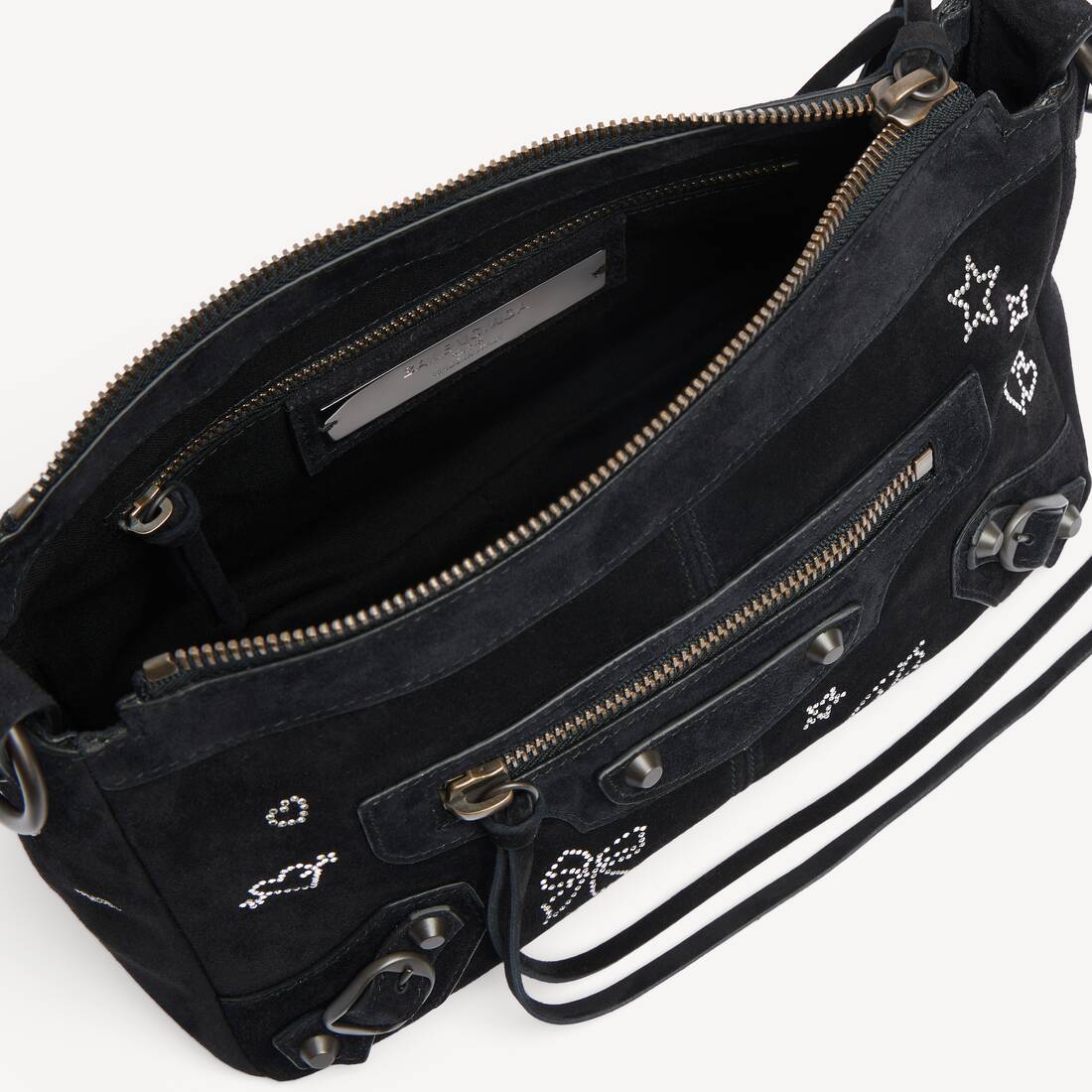 Women's Le City Moto Bag Mini in Black | Balenciaga Hong Kong SAR EN - Image 4