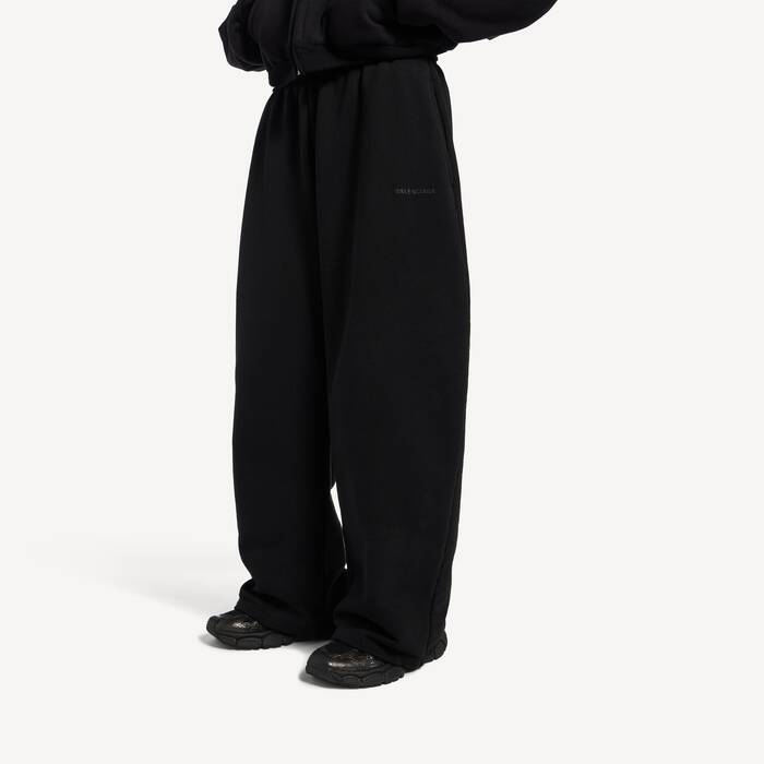 Pantal&oacute;n De Ch&aacute;ndal Barrel para Mujer en Negro - Mujer | Balenciaga Espa&ntilde;a ES - Image 3