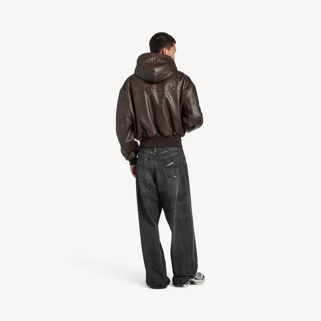 Plissierte Baggyhose  f&uuml;r Herren in Dunkles Eisgrau | Balenciaga Deutschland DE - Image 4