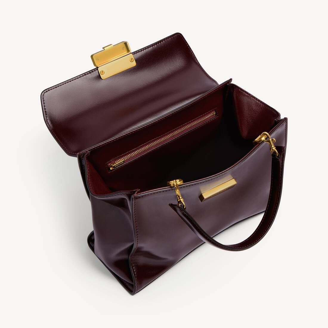 Hourglass Avenue Henkeltasche Klein f&uuml;r Damen in Traube | Balenciaga Deutschland DE - Image 5