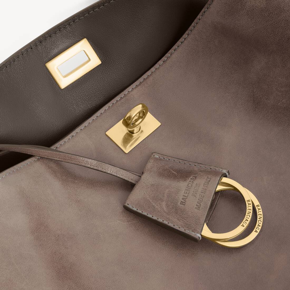 Women's Rodeo Handbag Small in Dark Noix | Balenciaga Denmark EN - Image 6