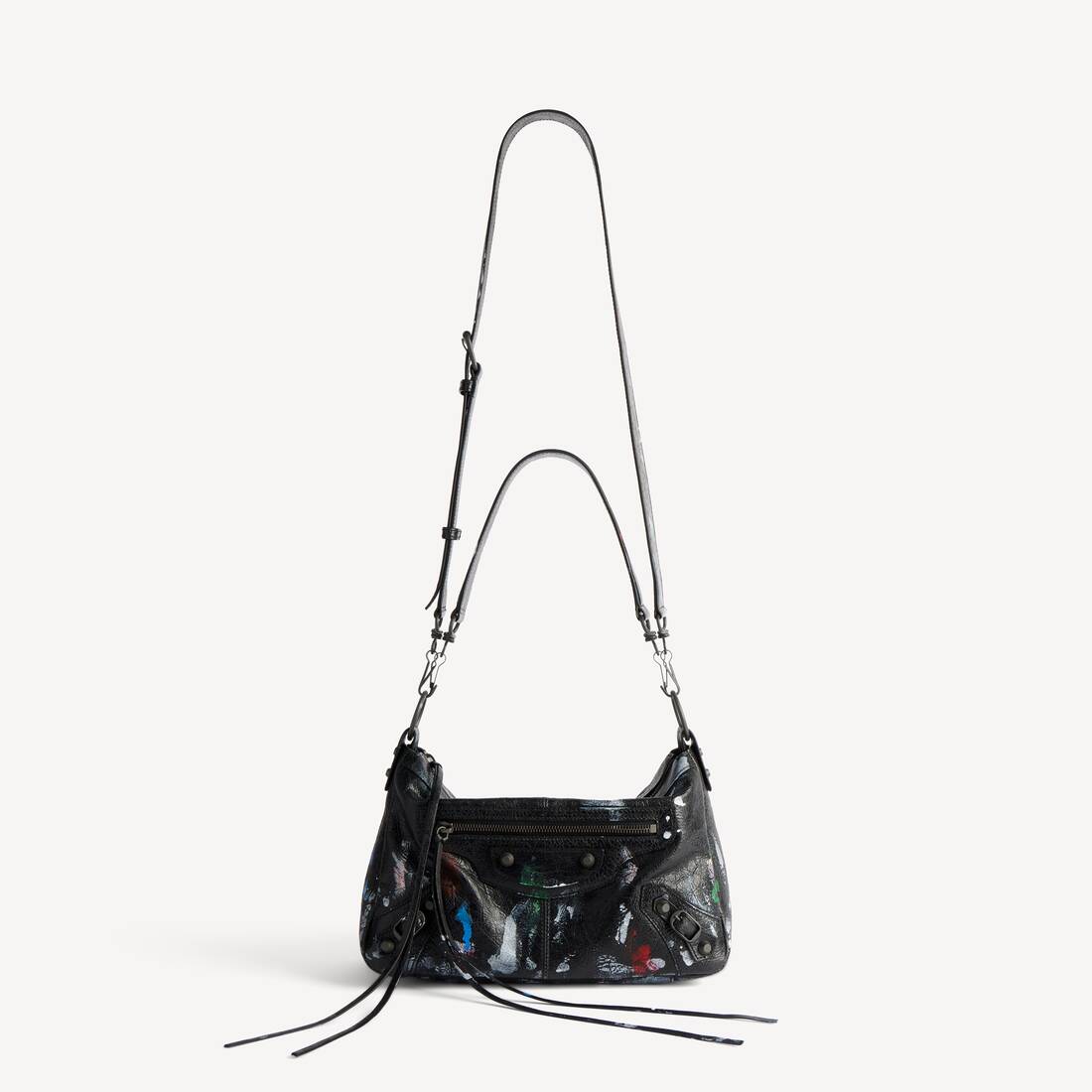 Men's Le City Moto Small in Black/multicolor | Balenciaga Latvia EN - Image 4