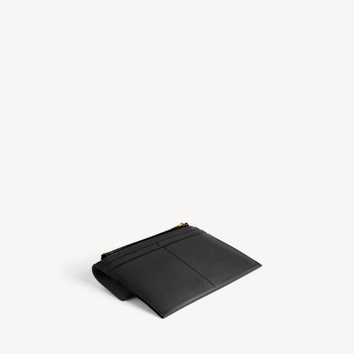 Porte-cartes Et Monnaie Rodeo Grand pour Femme en Noir - Femme | Balenciaga Belgique FR - Image 2