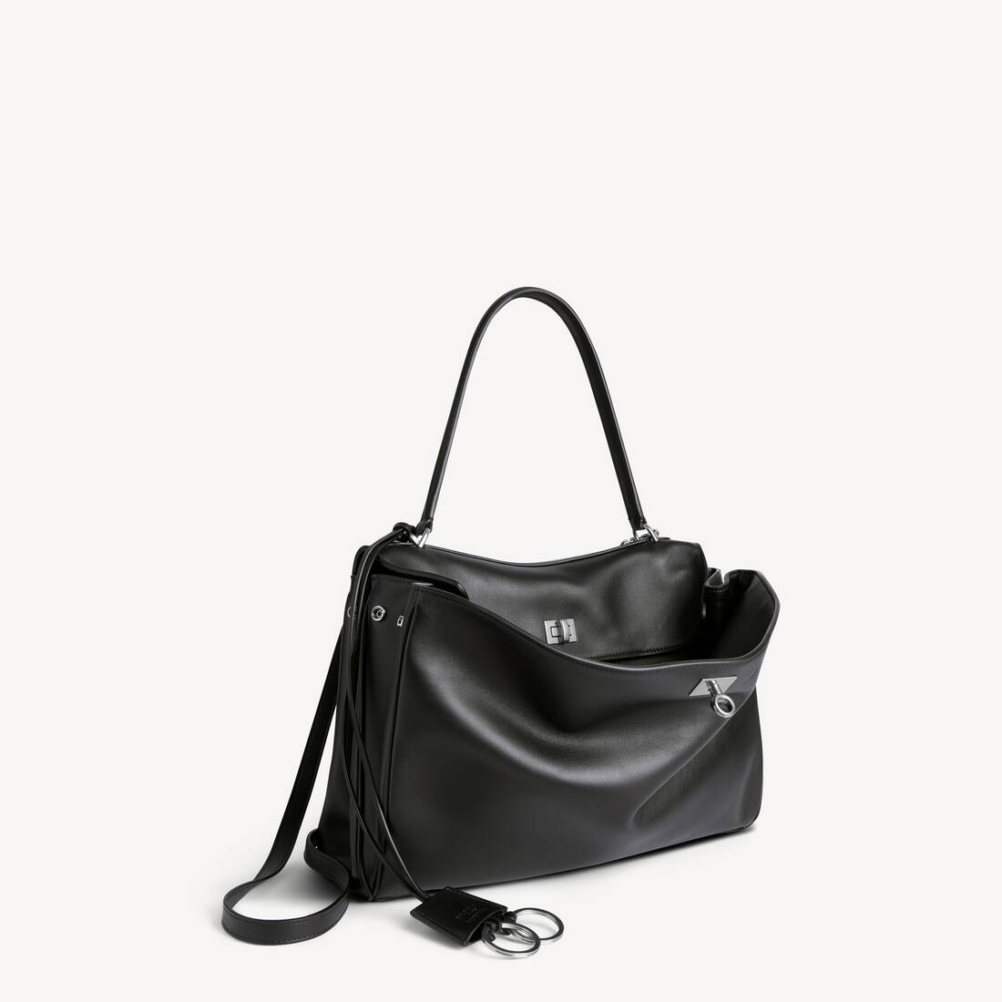 Women's Rodeo Handbag Medium in Black | Balenciaga Cyprus EN - Image 2