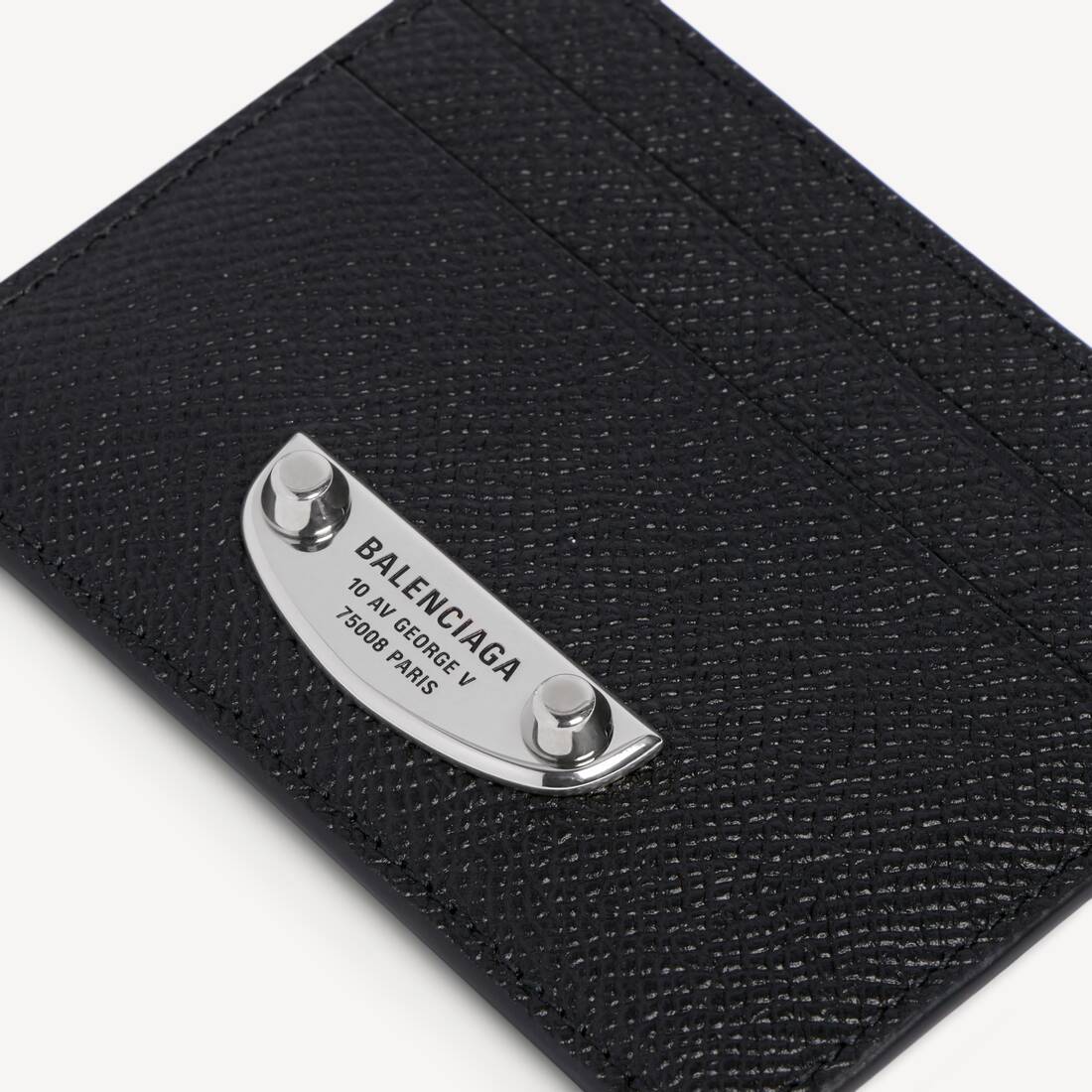 Men's Le City Uptown Card Holder in Black | Balenciaga Denmark EN - Image 4