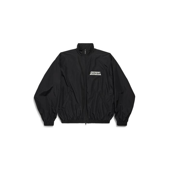 마스킹 테이프 미디엄 핏 트랙수트 재킷