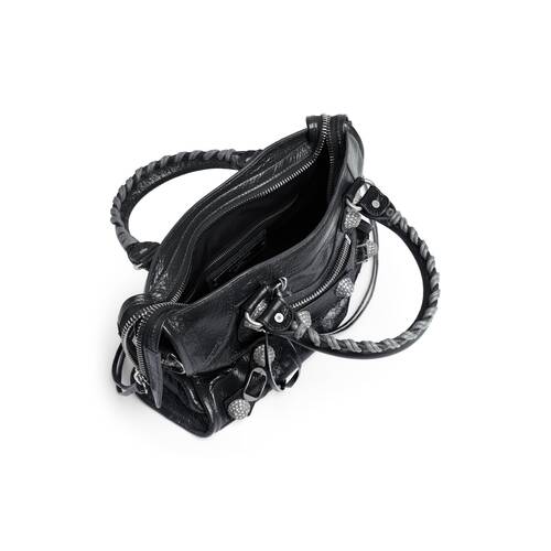 le city bag small giant studs with rhinestones