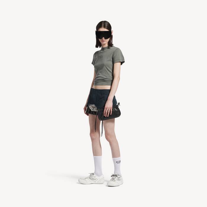 Sneaker Hamptons Worn-out Moyen pour Femme en Blanc - Femme | Balenciaga Belgique FR - Image 2