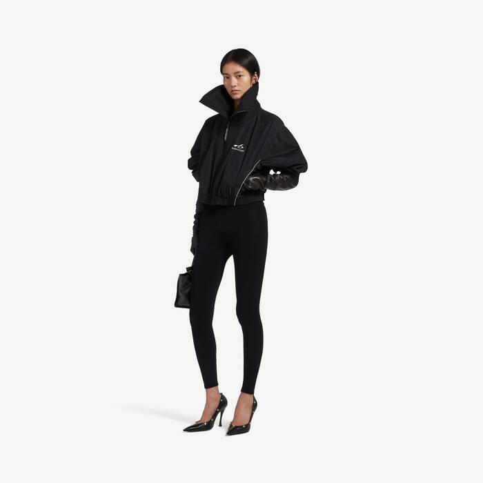 Women's Bodies Tracksuit Jacket in Black - Women | Balenciaga Austria EN - Image 3