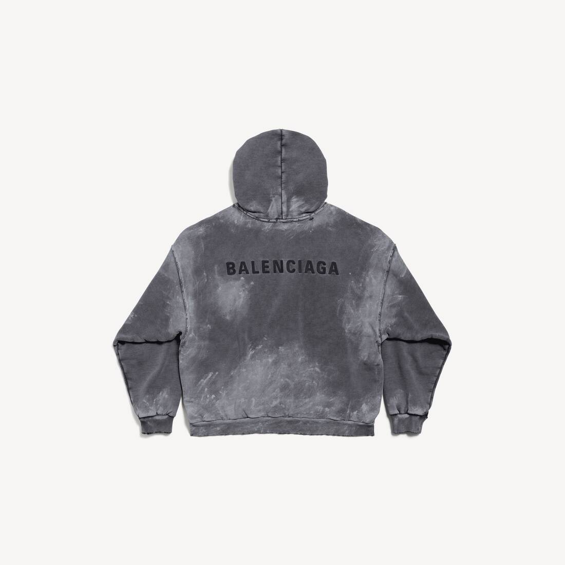 Hoodie Balenciaga Back Medium Fit para Ele em Cinza | Balenciaga Brasil PT - Image 2