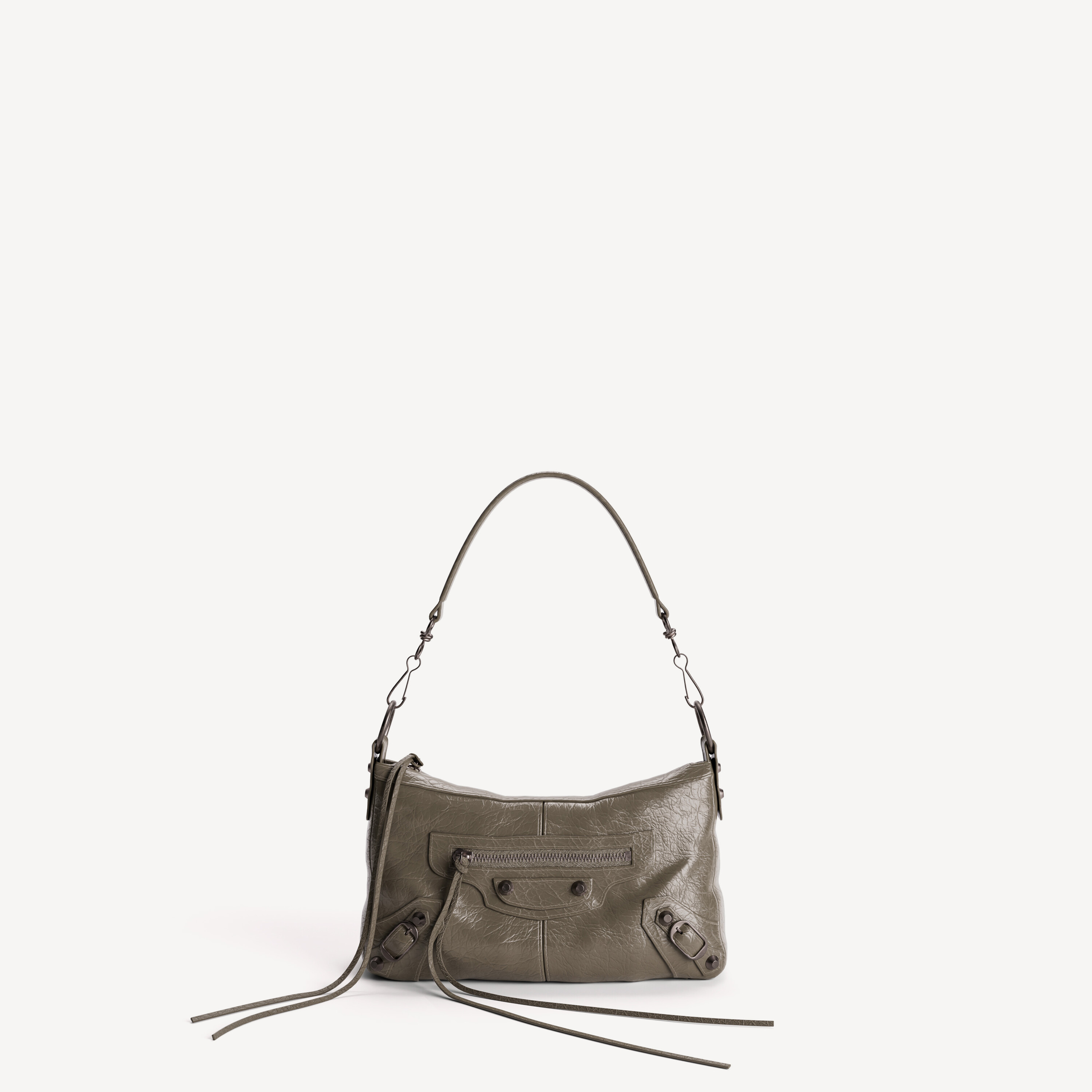 Women's Le City Moto Mini in Army Green | Balenciaga US