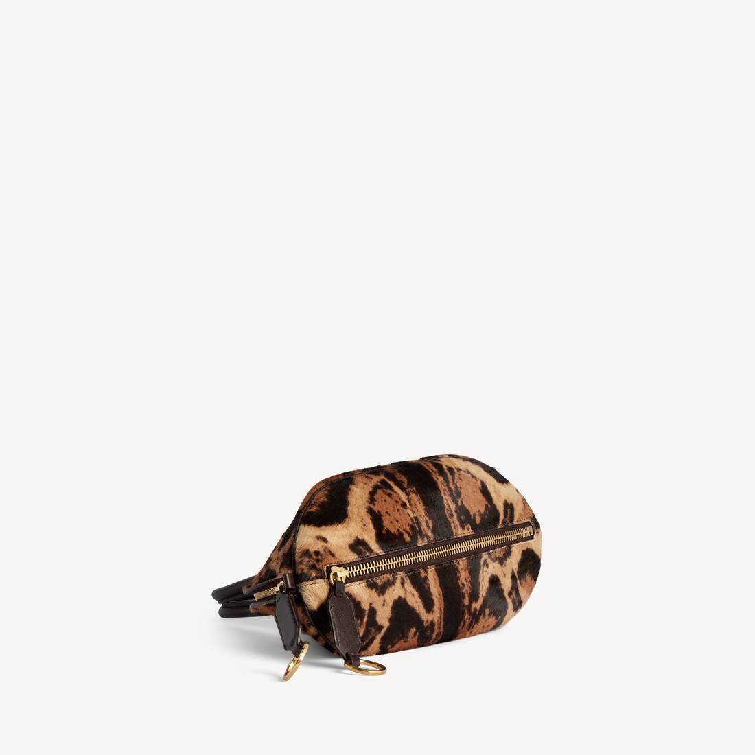 Women's Bolero Bowling Bag Mini in Beige/moka | Balenciaga Poland EN - Image 3