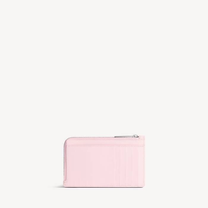 Women's Envelope Long Coin And Card Holder in Petal Pink - Women | Balenciaga Canada EN - Image 2