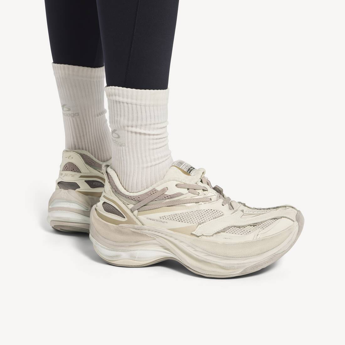 Sneaker Jet da Donna in Giallo Chiaro | Balenciaga Italia IT - Image 6