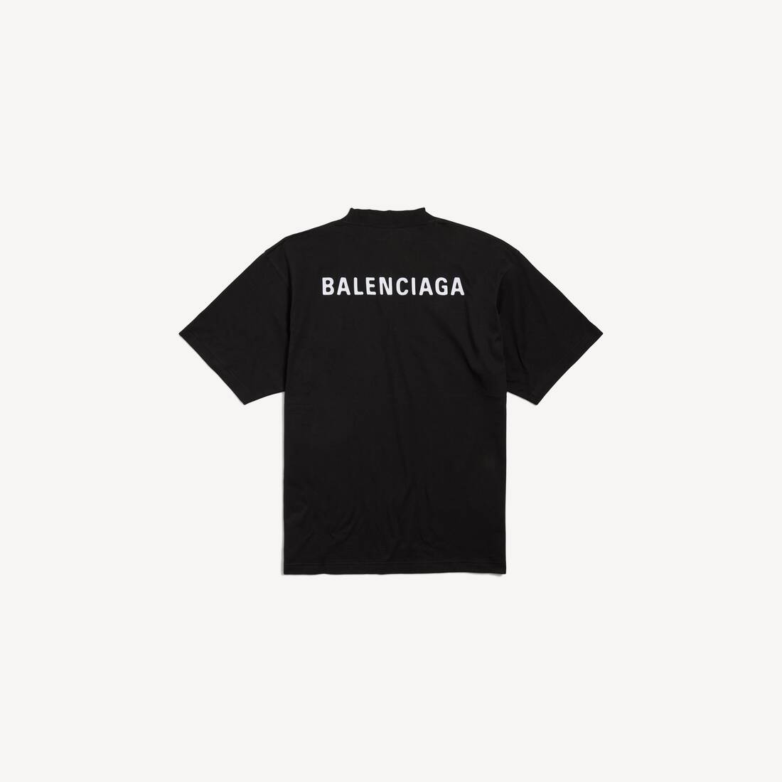 New Balenciaga Back中号版型t恤 in 黑 | Balenciaga 津巴布韦 ZH - Image 2
