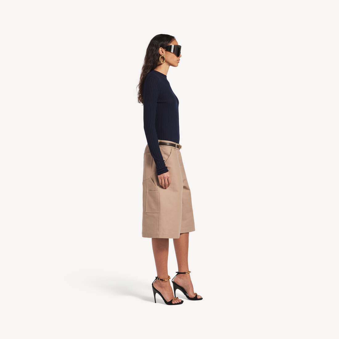 Bermudas Cortas para Mujer en Duna | Balenciaga Espa&ntilde;a ES - Image 3