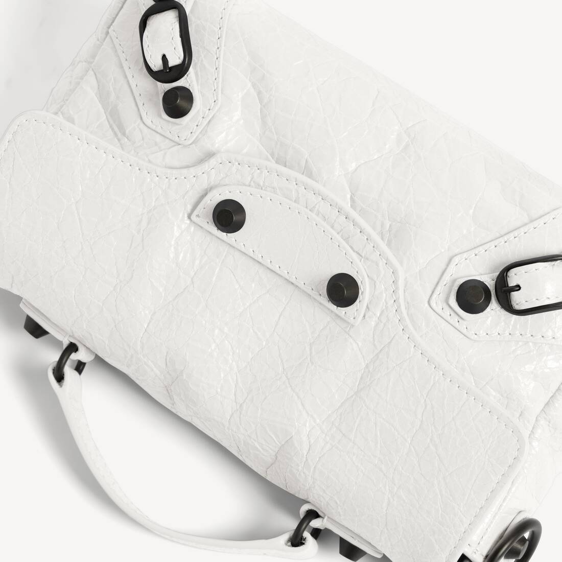 Women's Le City Flap Bag Nano in Optic White | Balenciaga Ireland EN - Image 6