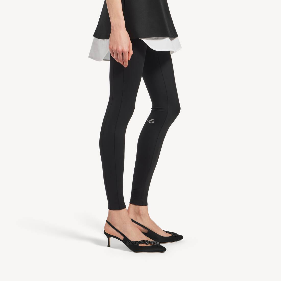 Balenciaga | Manolo Blahnik Zapato Tal&oacute;n Abierto para Mujer en Negro | Balenciaga Espa&ntilde;a ES - Image 6