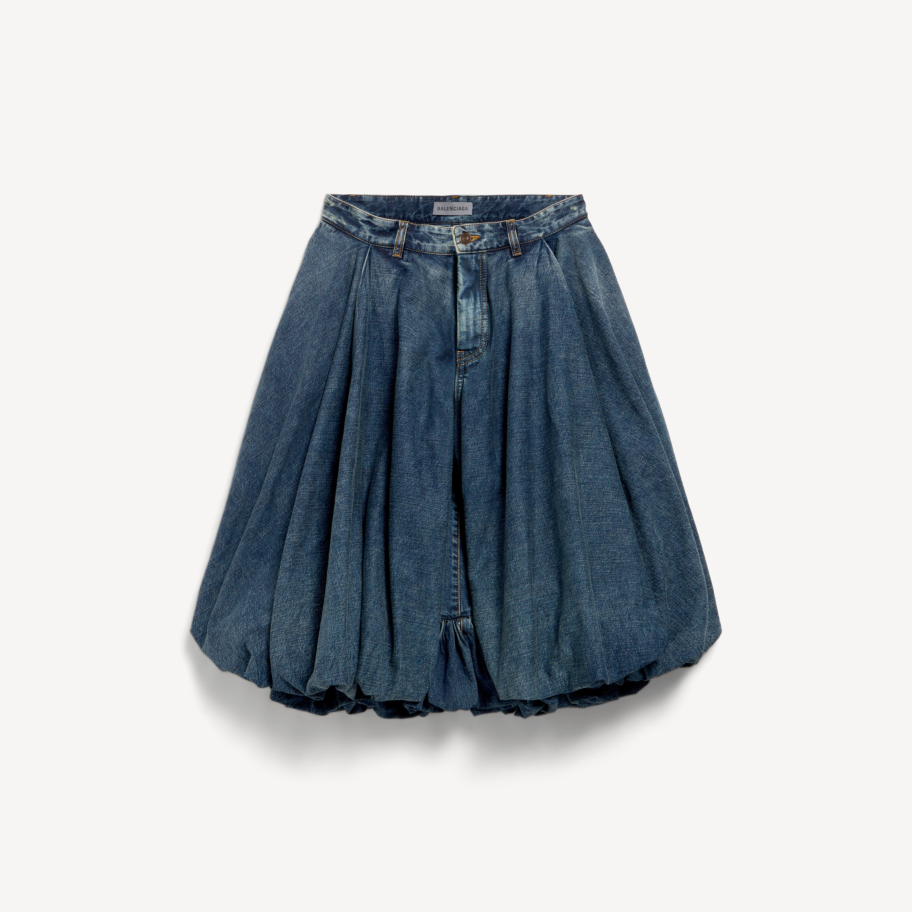 Women's Balloon Shorts in Dirty Vintage Blue