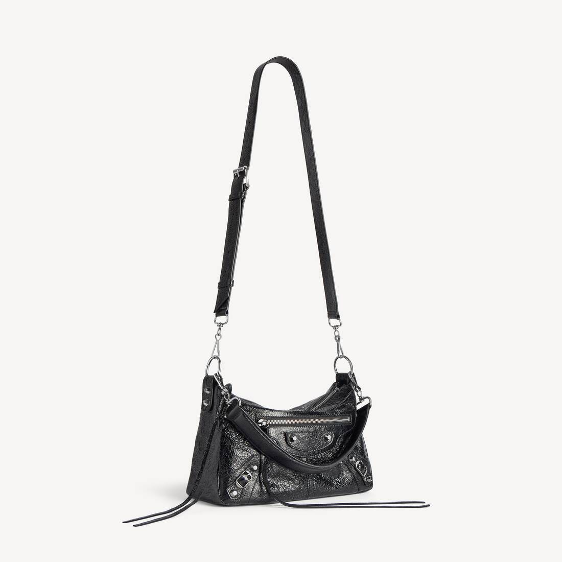 Men's Le City Moto Bag Small in Black | Balenciaga Republic Of Korea EN - Image 2