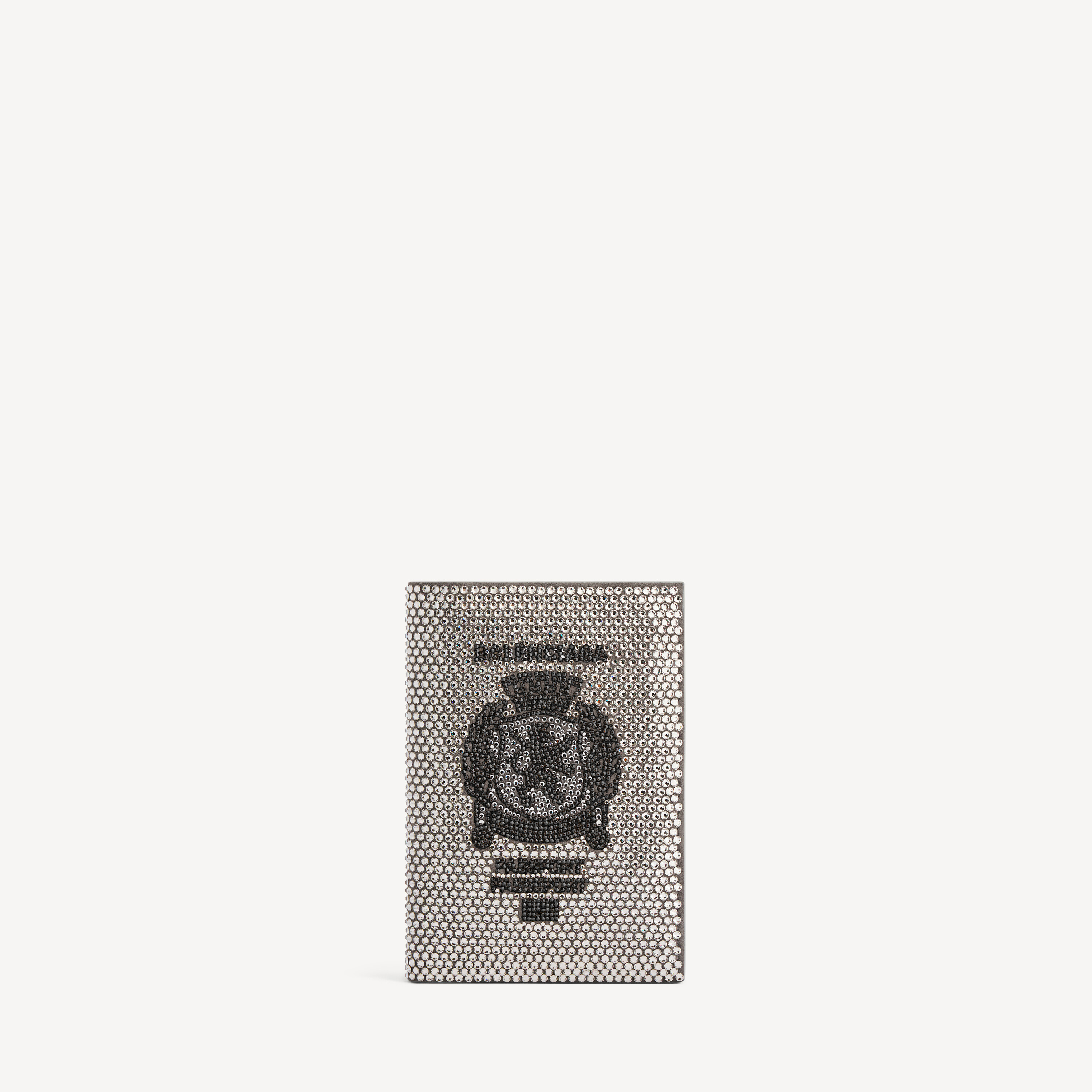 Balenciaga passport holder with rhinestones