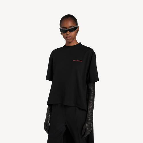 balenciaga back gradient train t-shirt