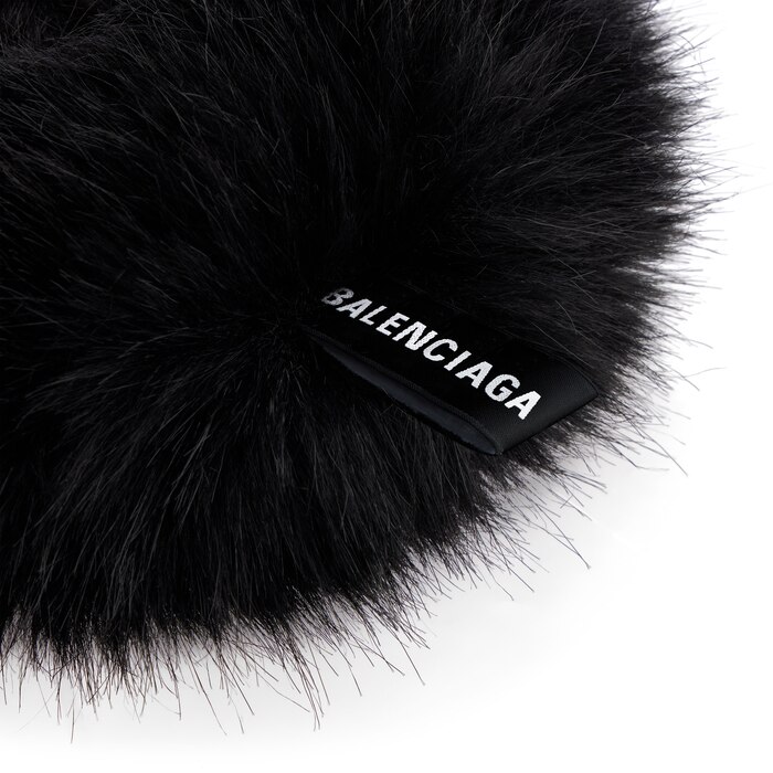 holli animal-free fur scrunchie