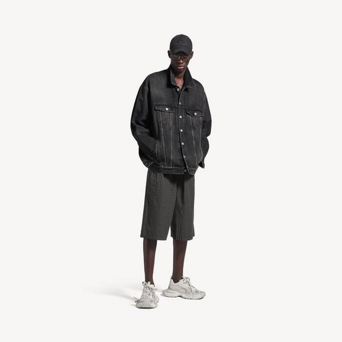 Oversized Jacket in Black | Balenciaga Canada EN - Image 2