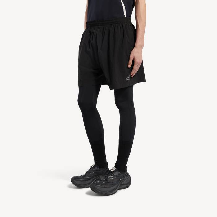 Short De Bain Bodies pour Homme en Noir - Homme | Balenciaga France FR - Image 3