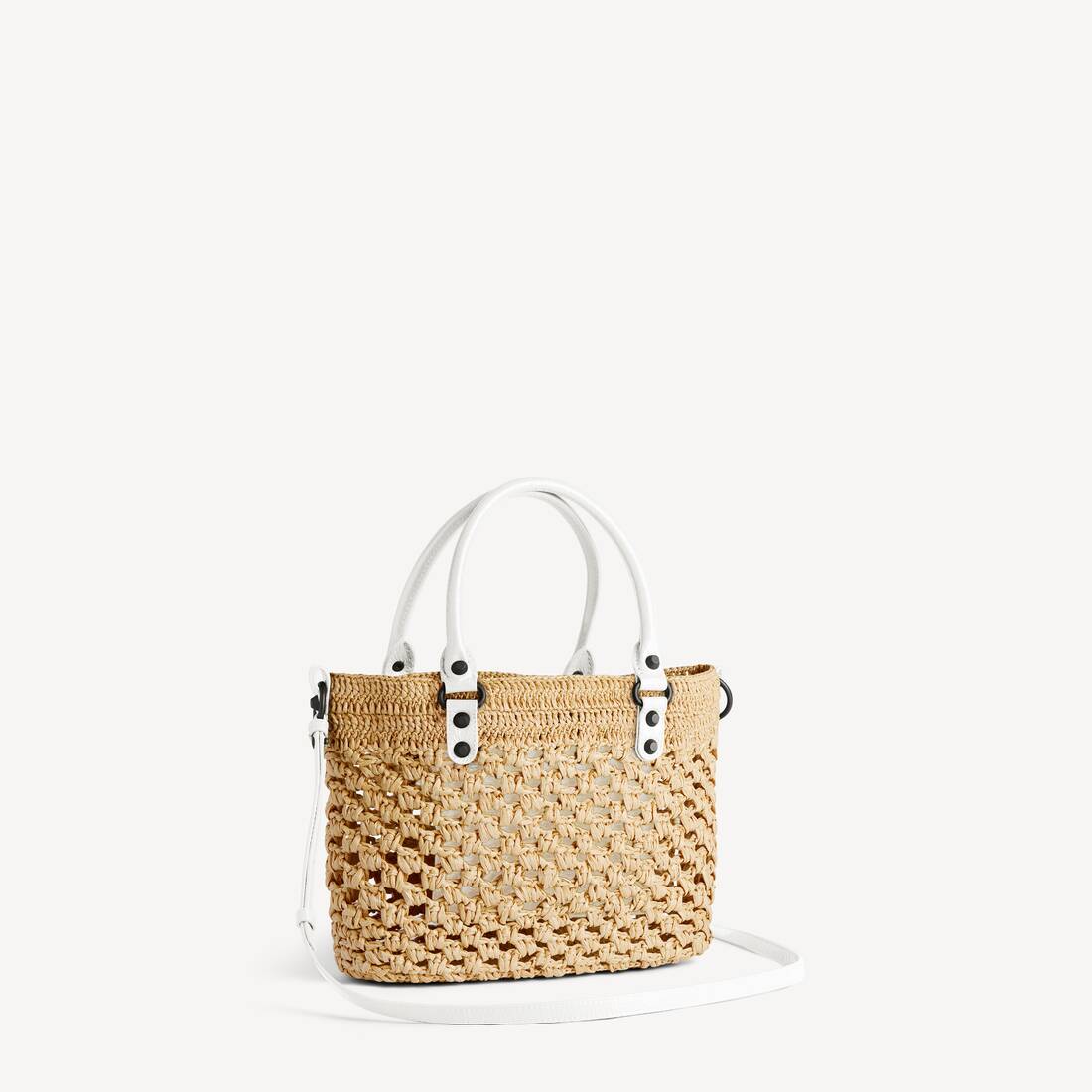Women's Le City Basket Small in Natural/optic White | Balenciaga Greece EN - Image 3