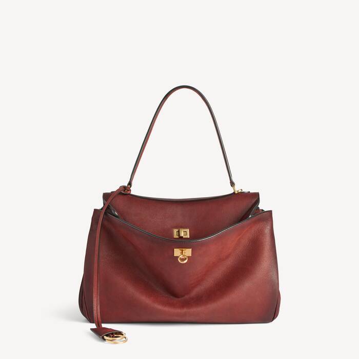 Women's Rodeo Handbag Medium in Brick - Women | Balenciaga Canada EN - Image 1