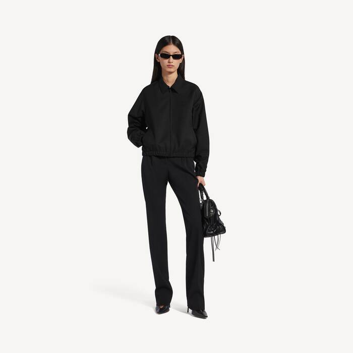 Women's Blouson in Black - Women | Balenciaga Portugal EN - Image 3
