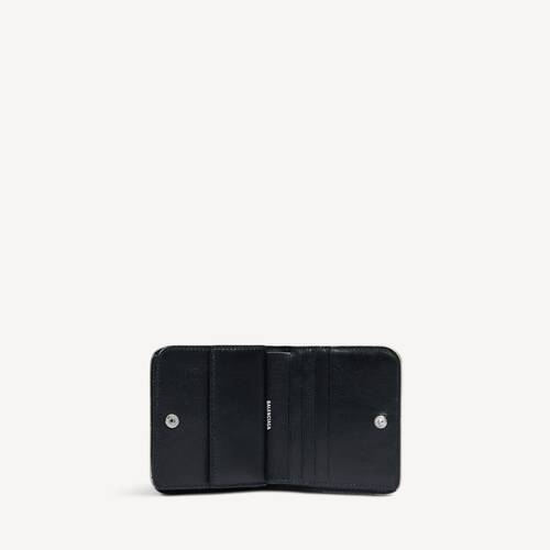 cash flap coin and card holder sparkling fabric