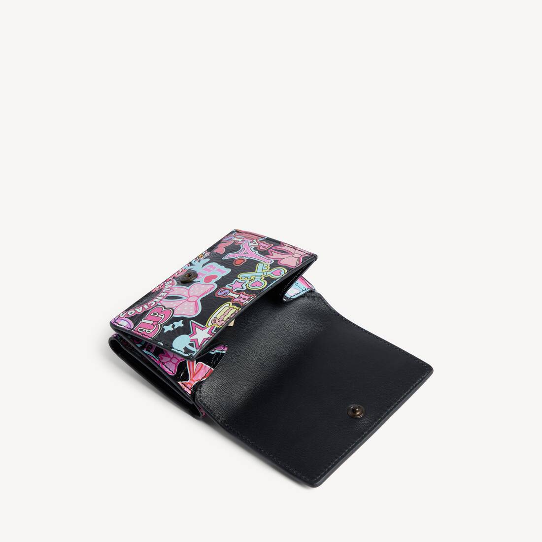 여성 르 시티 미니 지갑 블랙/멀티컬러 | 발렌시아가 대한민국 KO - Image 4