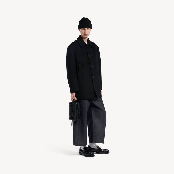 Men's Le City Toiletry Pouch in Black - Men | Balenciaga United States EN - Image 3