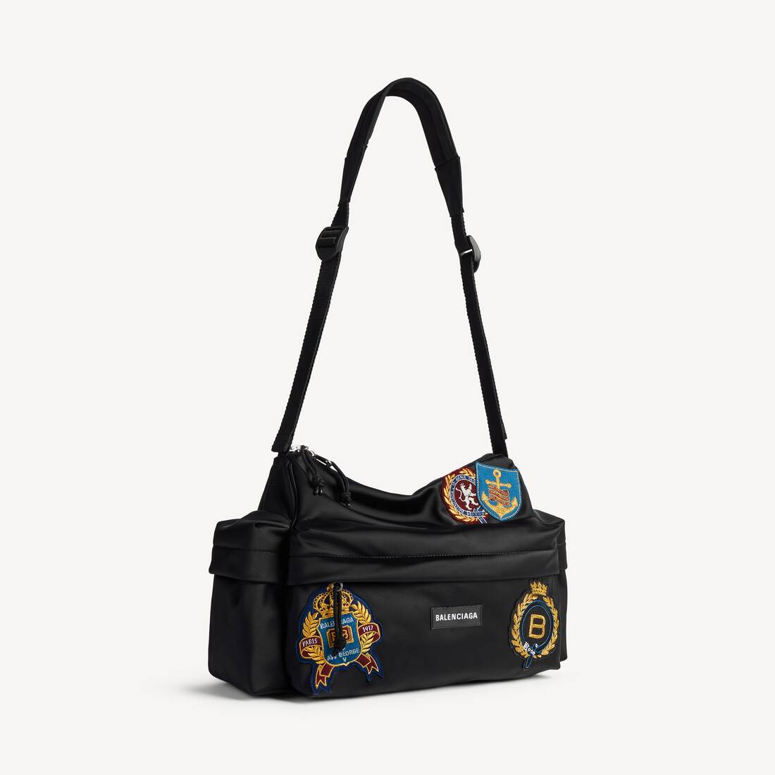 Men's Explorer Multipocket Weekender Small in Black/multicolor | Balenciaga Australia EN - Image 2