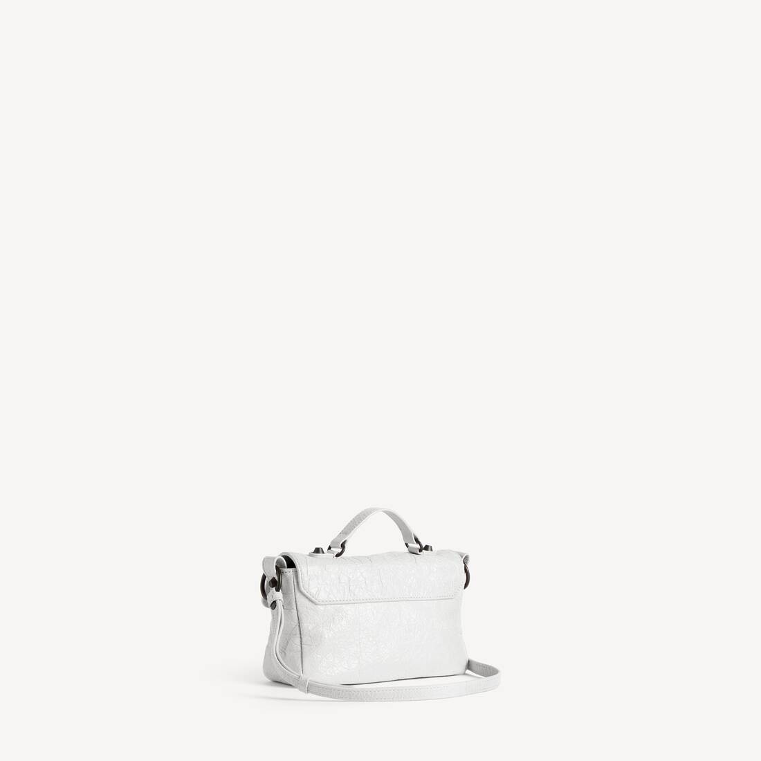 Women's Le City Flap Bag Nano in Optic White | Balenciaga Ireland EN - Image 3