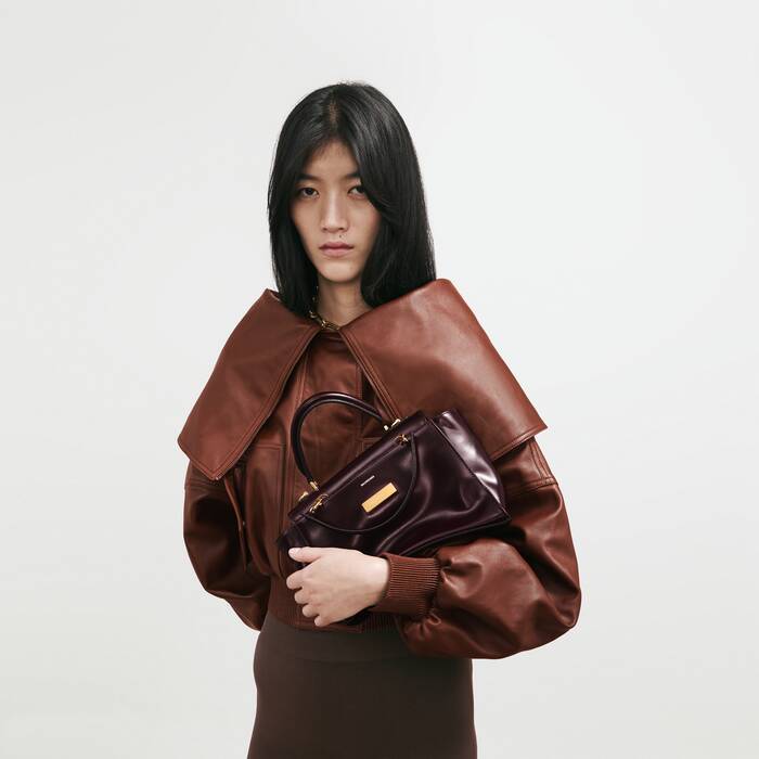 Hourglass Avenue Henkeltasche Klein f&uuml;r Damen in Traube - Damen | Balenciaga Deutschland DE - Image 2