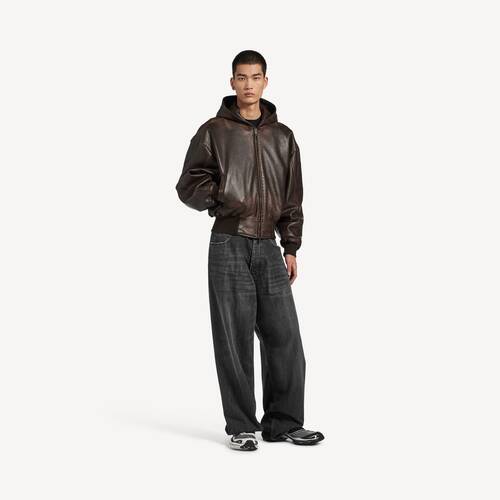 plissierte baggyhose 