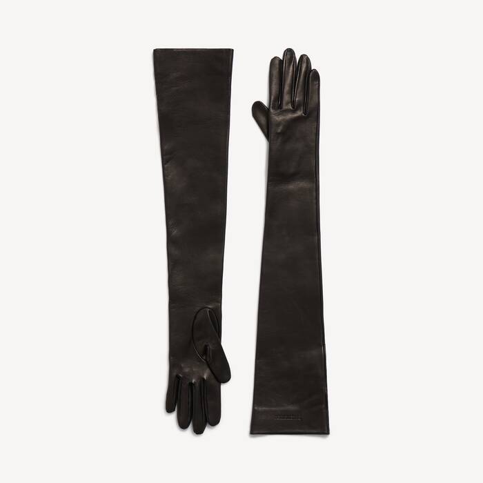 Women's Long Gloves in Black - Women | Balenciaga Switzerland EN - Image 1
