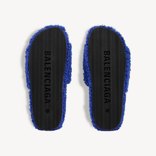 balenciaga | nba collaboration furry open mule